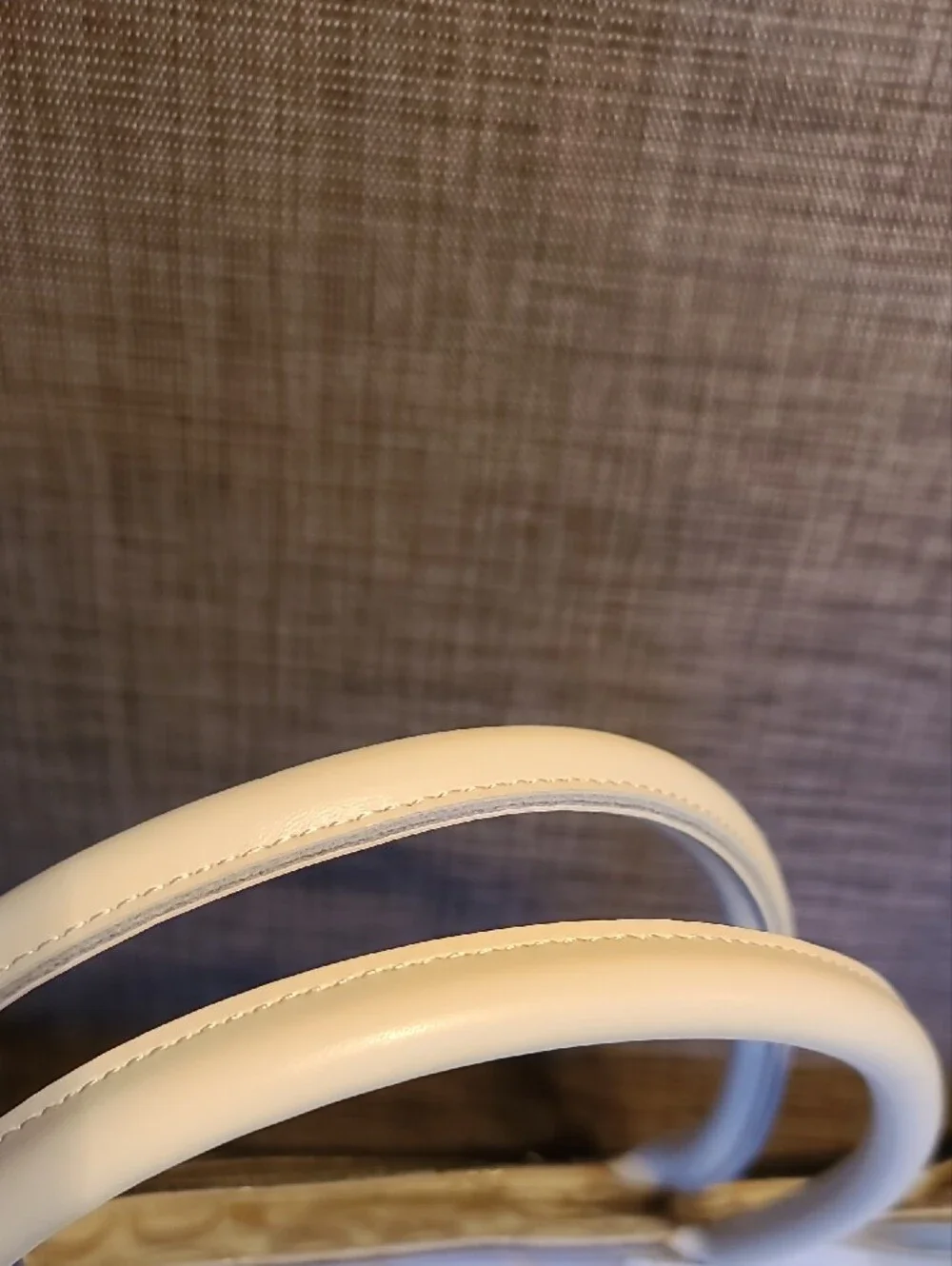 Coach Cream Signature Patchwork Shoulder Bag with Gold Accents - Picture 10 of 16